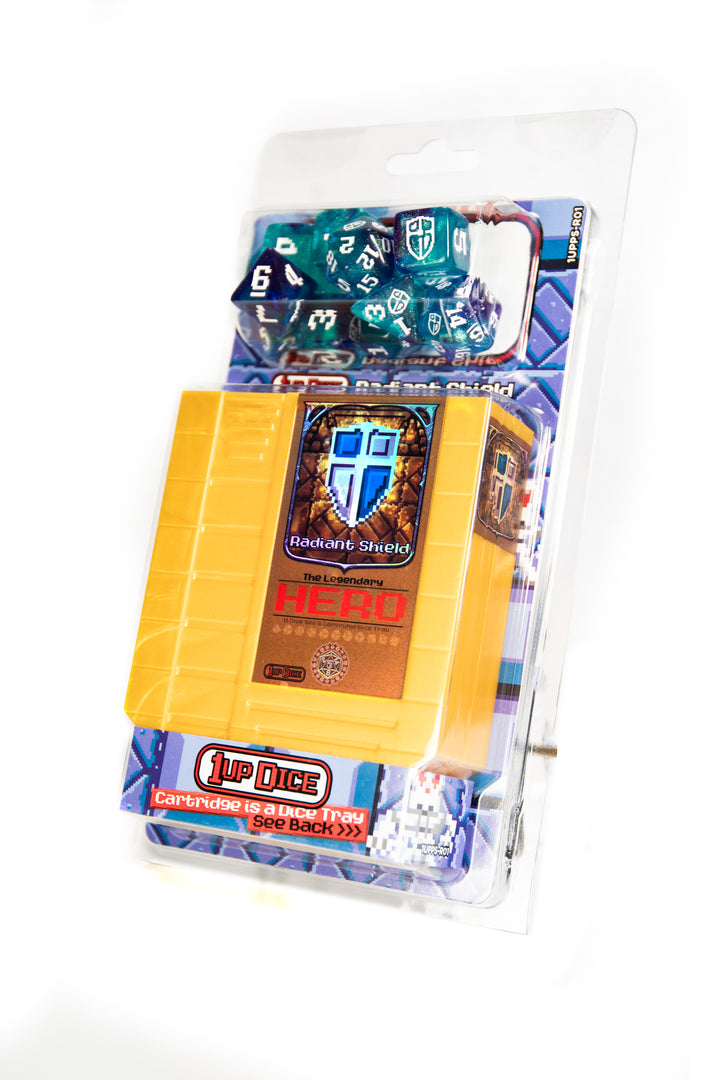 1UP-Dice Radiant Shield polyhedral set