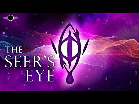 Seer's Eye Elder Dice - Mythic Glass and Wax Edition