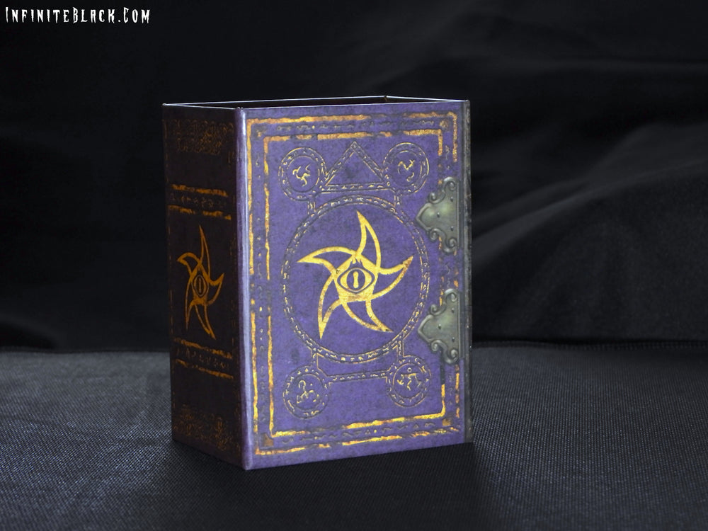 The Astral Elder Sign trading card deck box in purple