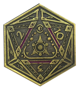 Sigil of the Dreamlands gold coin