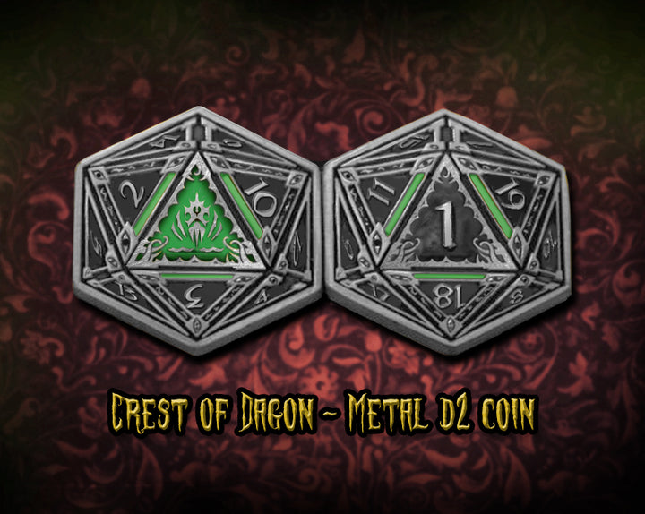 Crest of Dagon d2 Coin