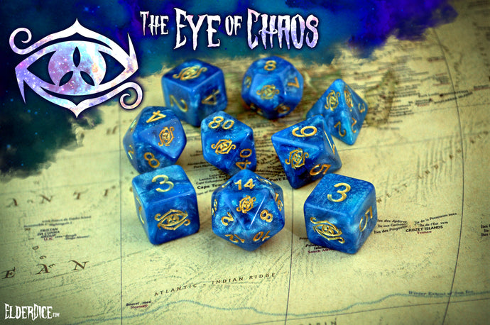 Win a Prototype Set of the "Eye of Chaos" Elder Dice