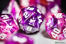 1UP-Dice Arcane Candle polyhedral set