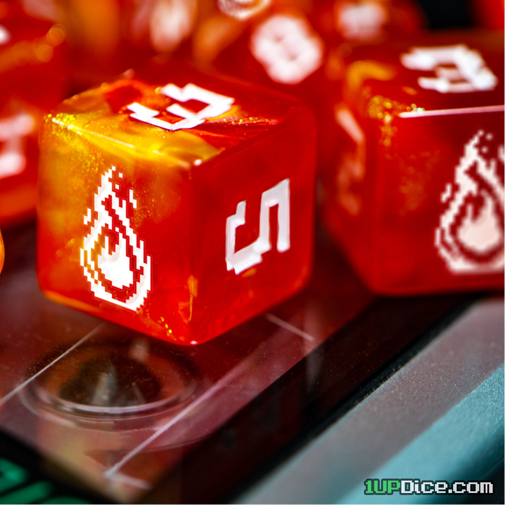 1UP-Dice Fireball 12d6 Set