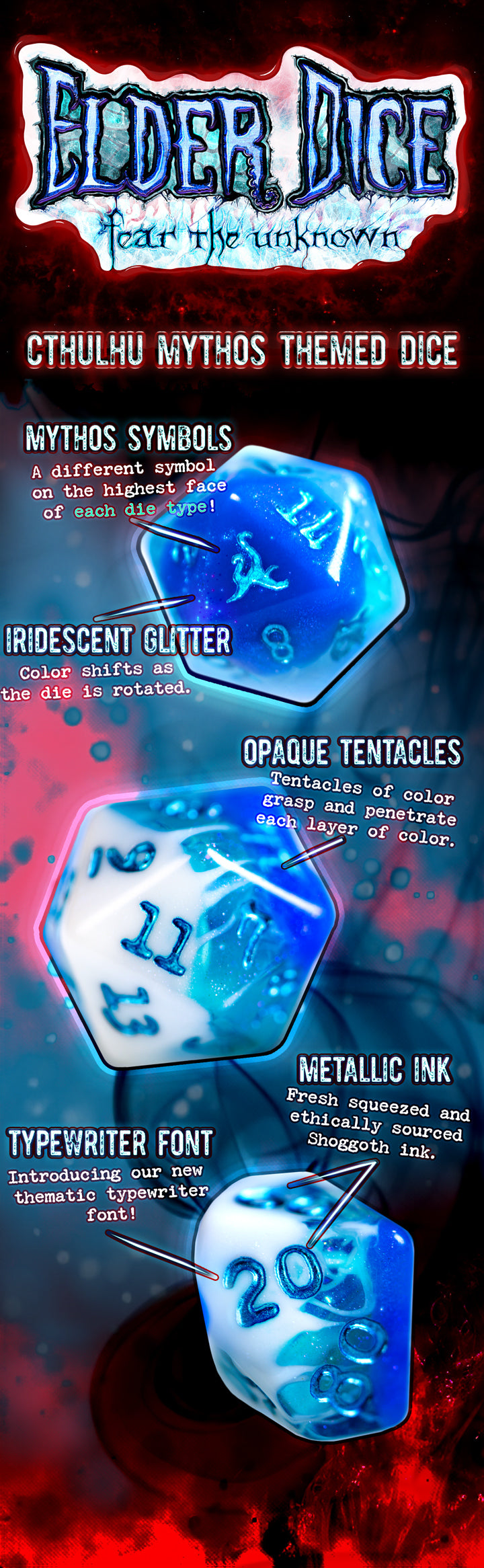 Beneath the Mountains of Madness Polyhedral Collection