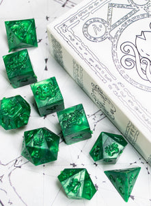 Brand of Cthulhu Dice - RAW Edition Polyhedral Set