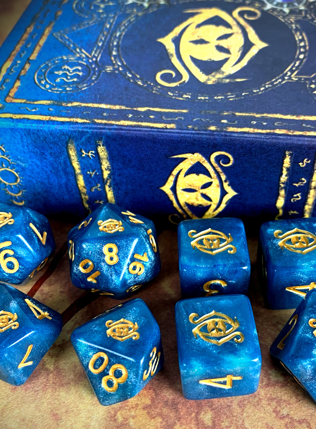 Eye of Chaos Dice - Nebula Polyhedral Set