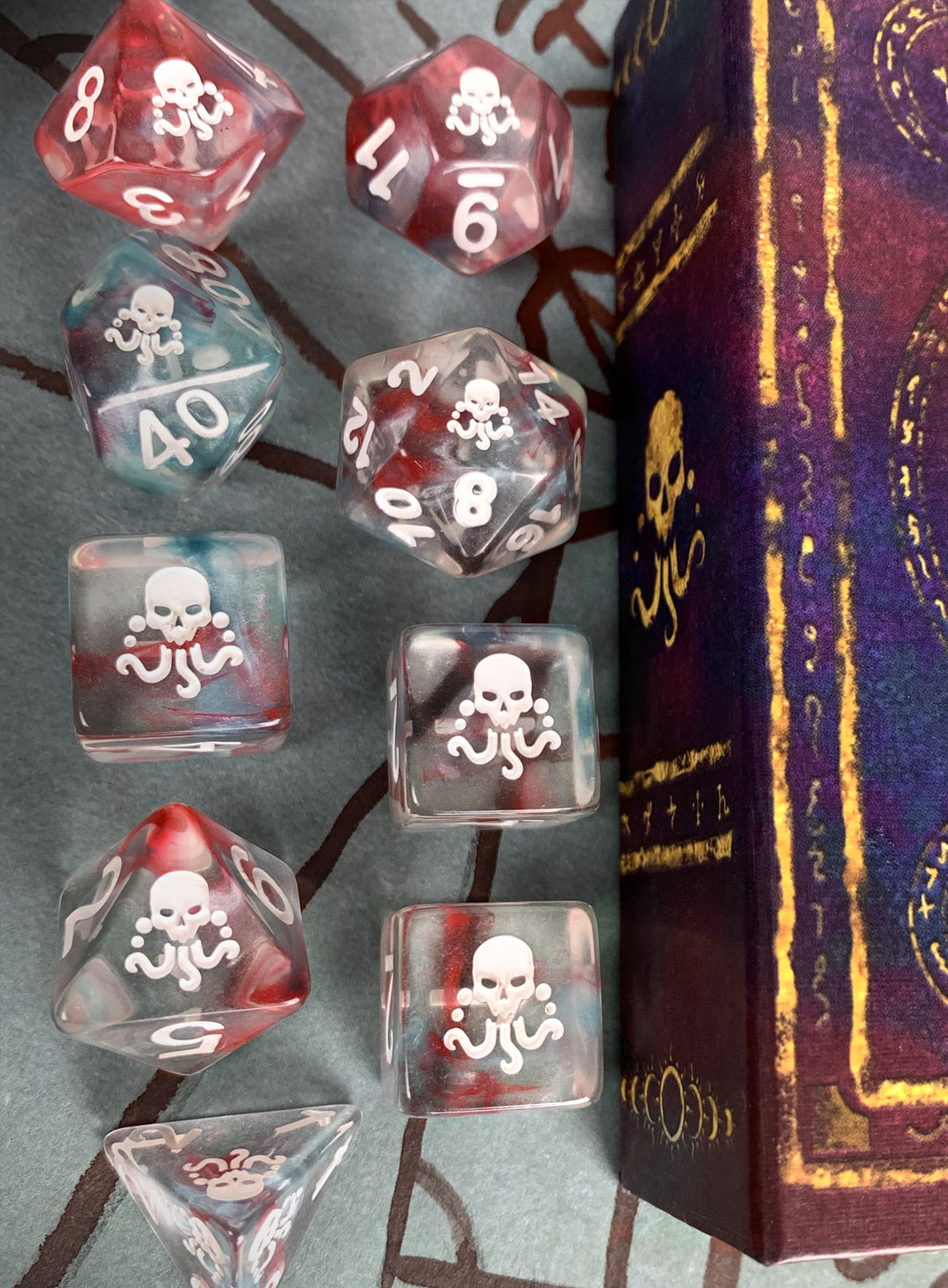 Seal of Yog-Sothoth Dice - Supernova Polyhedral Set