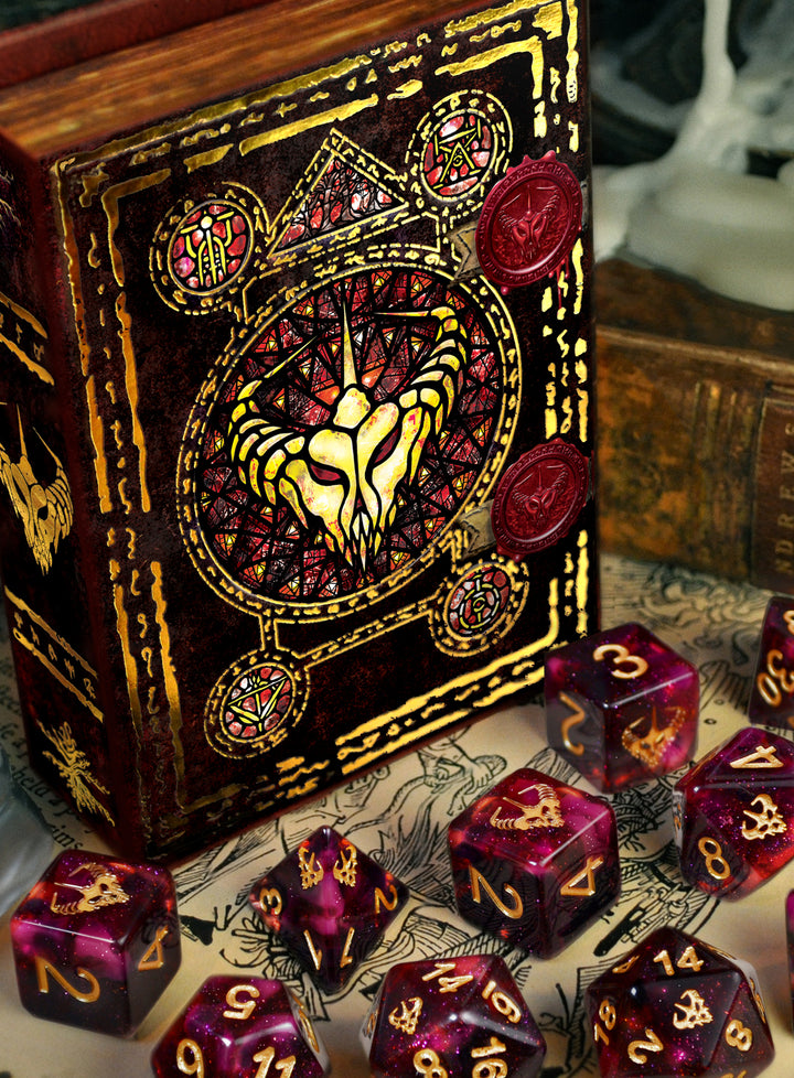 Crown of the Night Mother Elder Dice - Mythic Glass and Wax Edition