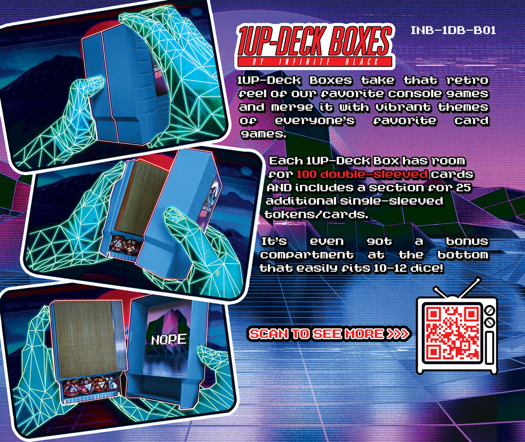 1UP GAMES: Deck Box - Blue Island 1UP GAMES: Deck Box - Blue Island