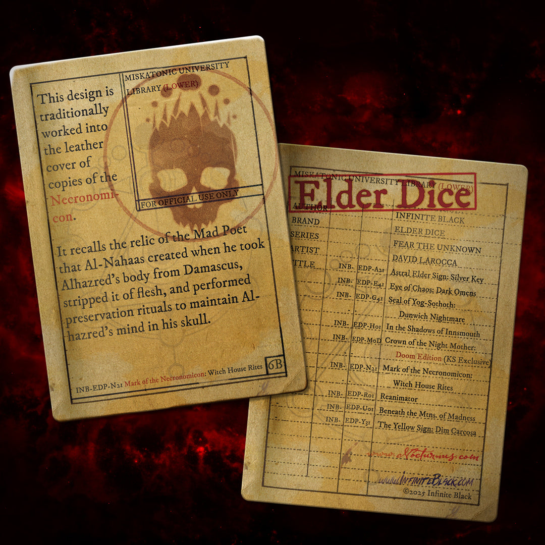 Mark of the Necronomicon: Witch House Rites Polyhedral Collection