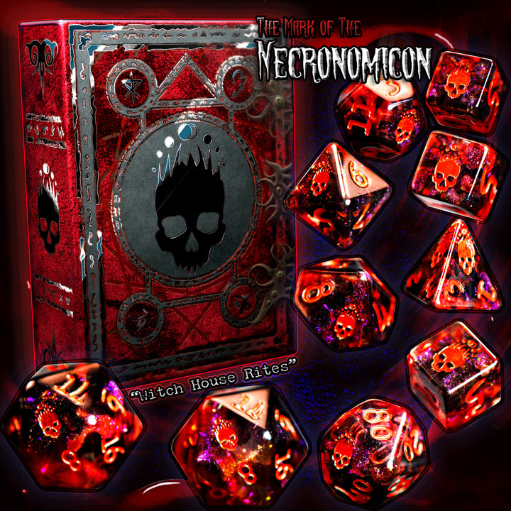 Mark of the Necronomicon: Witch House Rites Polyhedral Collection