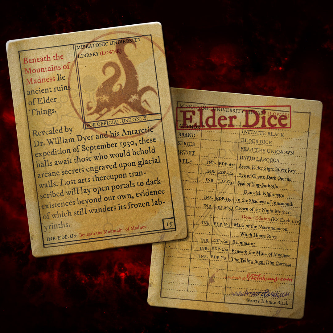 Beneath the Mountains of Madness Polyhedral Collection