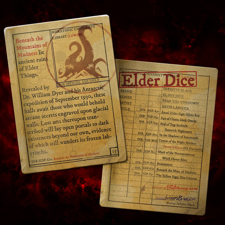 Beneath the Mountains of Madness Polyhedral Collection