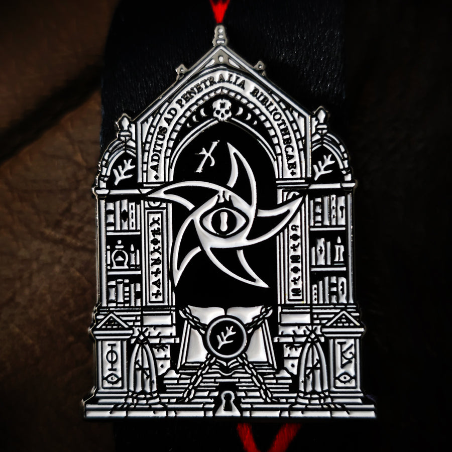Miskatonic Lower Library limited Gen Con Pin Bazaar pin