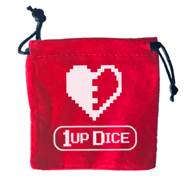 1UP-Dice Healing Heart polyhedral set