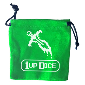 1UP-Dice Poison Dagger polyhedral set