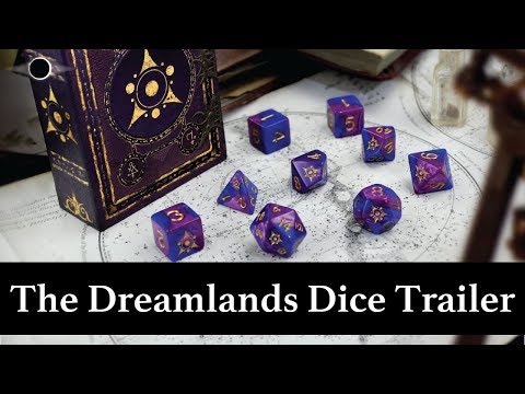 Sigil of the Dreamlands Dice - Eldritch Nebula Polyhedral Set