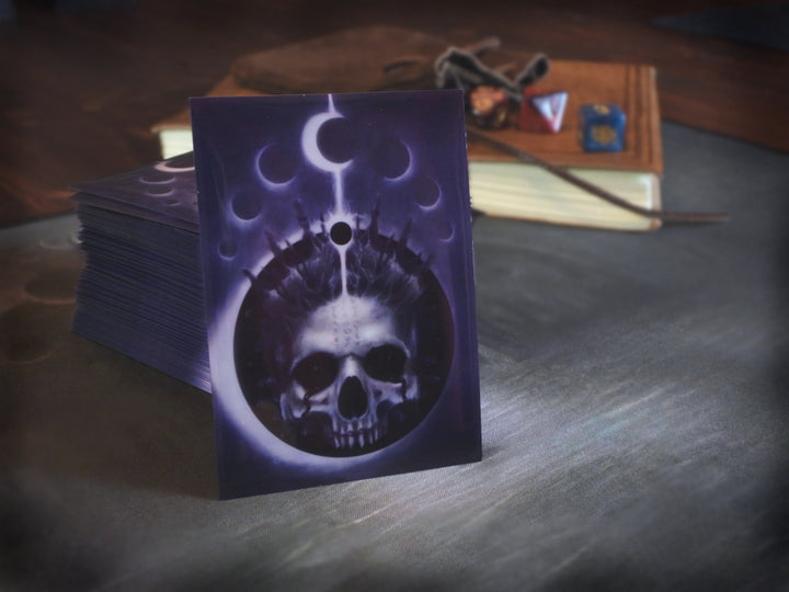 Playing card sleeves with Alhazred the author of the Necronomicon