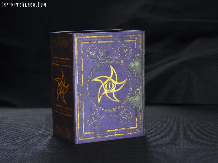 The Astral Elder Sign trading card deck box in purple