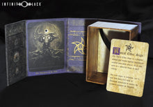 Astral Elder Sign Deck Box open with lore card