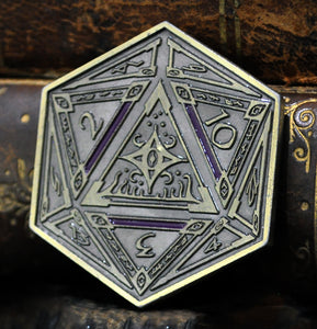 The gold star of azathoth coin