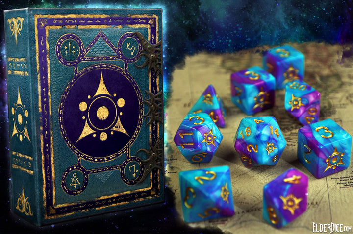 Kadathian Ice - Sigil of the Dreamlands polyhedral set