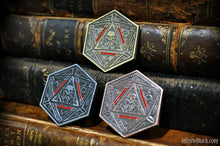 The Seal of Yog-Sothoth coins in gold, silver, and copper