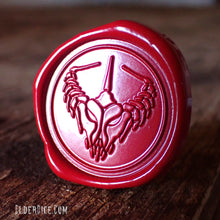 The Crown of the Night Mother Red Wax Pin