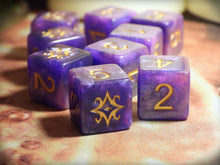 The star of azathoth d6 dice set nebula edition