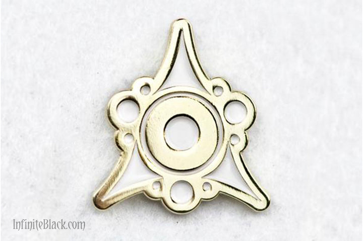 Sigil of the Dreamlands Pin - Gold and White Enamel