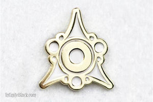 Sigil of the Dreamlands Pin - Gold and White Enamel