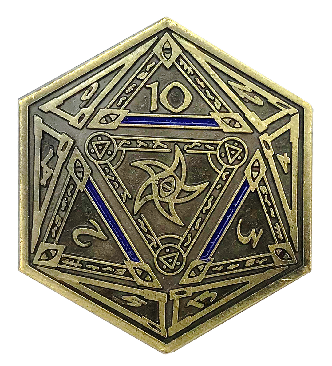 Gold Astral Elder Sign Coin