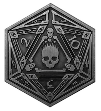 Silver Necronomicon Coin