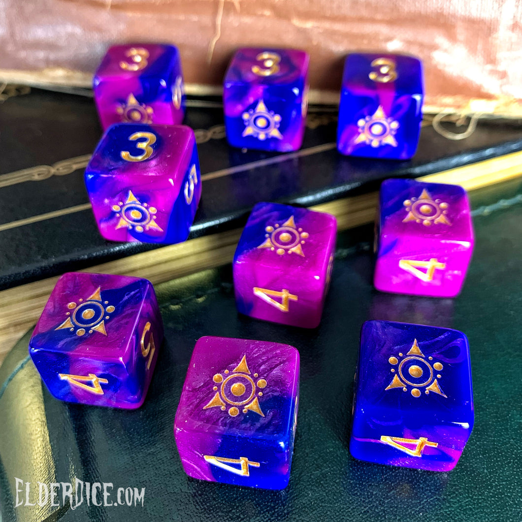 Sigil of the Dreamlands d6 Elder Dice set