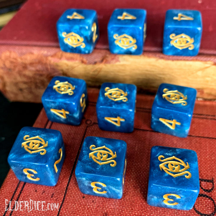 Eye of Chaos Elder Dice d6 set