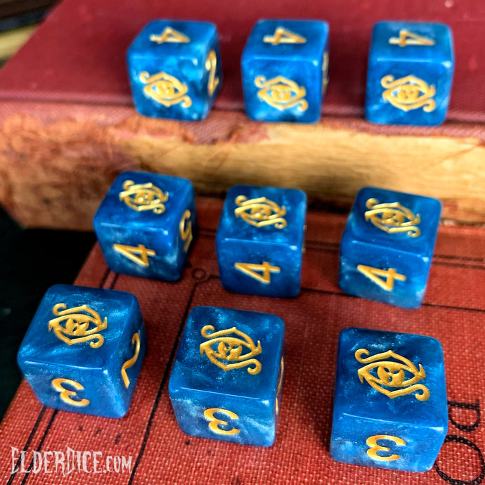 Eye of Chaos Elder Dice d6 set