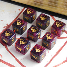Crown of the Night Mother Elder Dice: Mythic Glass and Wax d6 Set