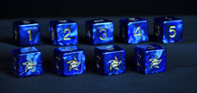 Blue Astral Elder Sign D6 Set