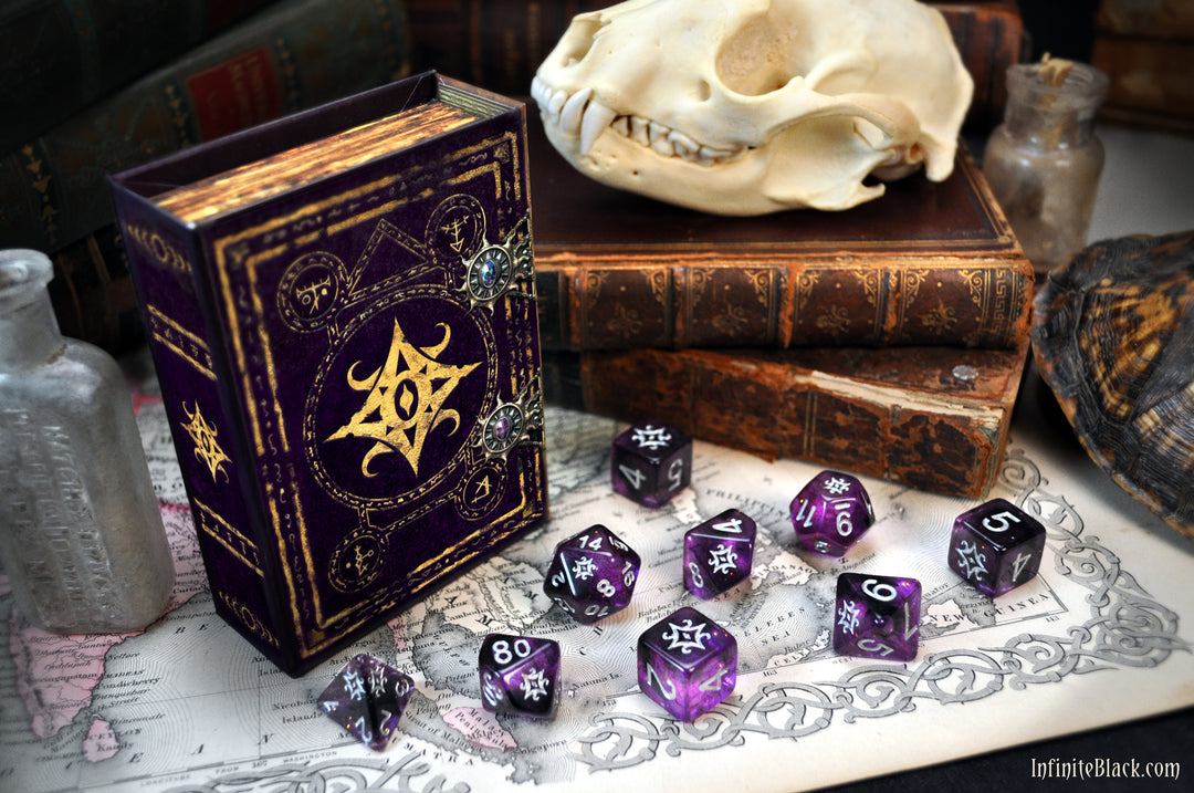 Interstellar special edition Star of Azathoth polyhedral Elder Dice set
