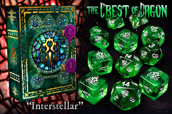 Crest of Dagon Elder Dice - Mythic Interstellar Edition