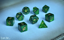Green Elder Dice Polyhedral Set