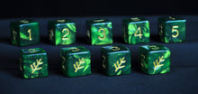 Green Elder Sign d6 set
