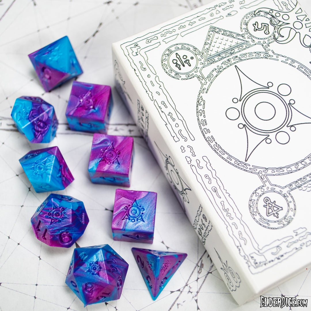 Complete Elder Dice Raw Collection - 3 Polyhedral Sets