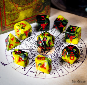 Yellow Sign Elder Dice (Blood Edition)