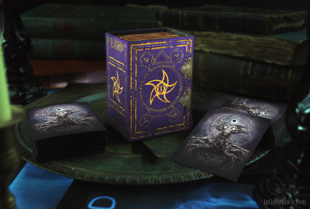 Trading Card Deck Box - Astral Elder Sign Infinite Black Trading Card Deck Box - Astral Elder Sign Infinite Black