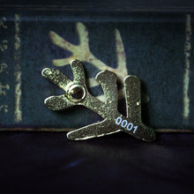Back of Elder Sign gold pin
