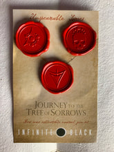 Unspeakable Tomes Pins - 3 Pin Enamel Set Red Wax Style