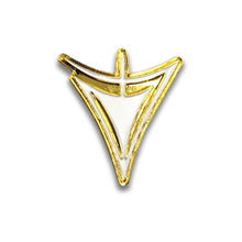 Gold and white Yellow Sign collectible Pin