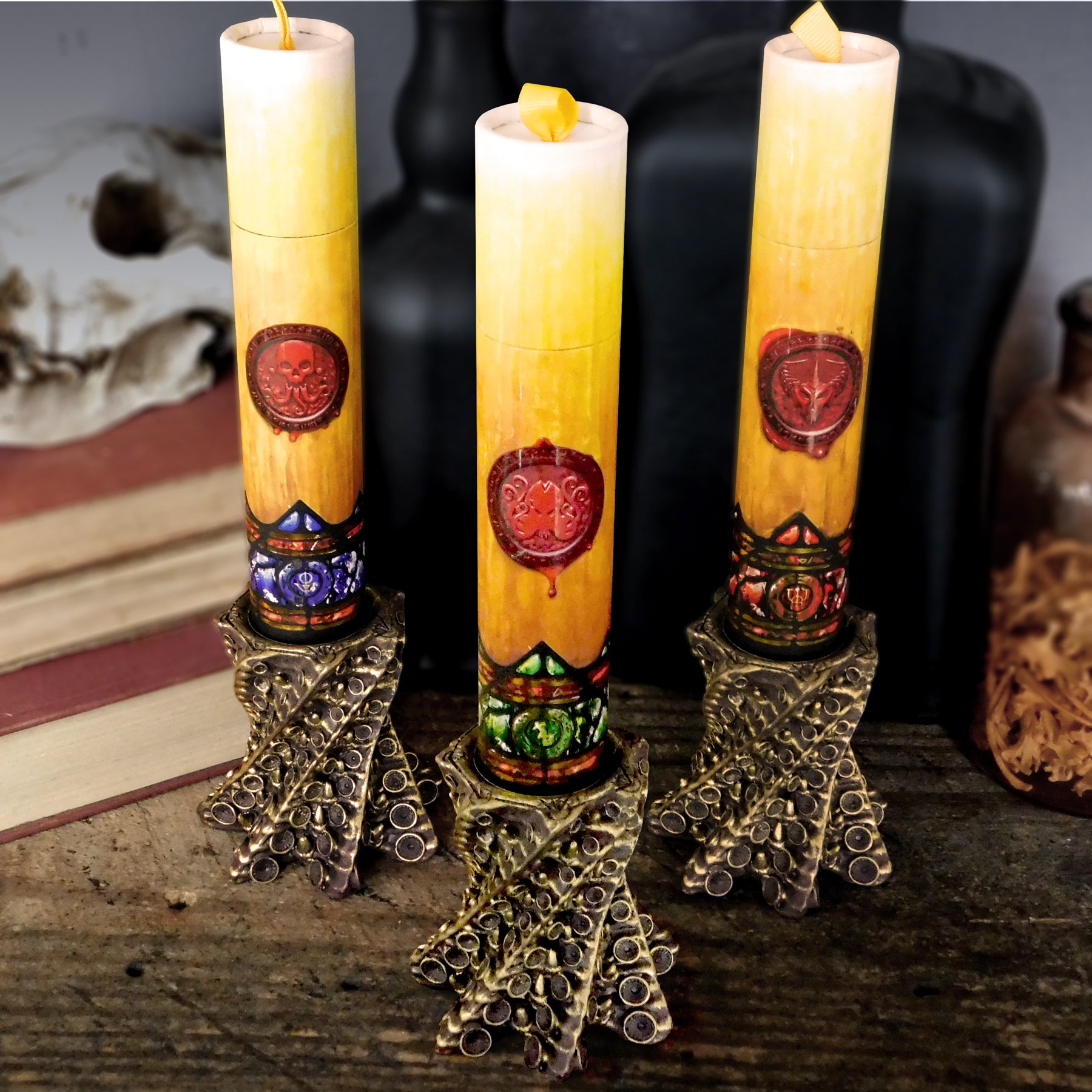 TENTACLE HORROR - Candle Holder – Infinite Black